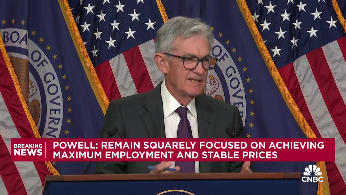 Fed Chair Powell on President Trump's interest rate comments: I've had no contact with the president