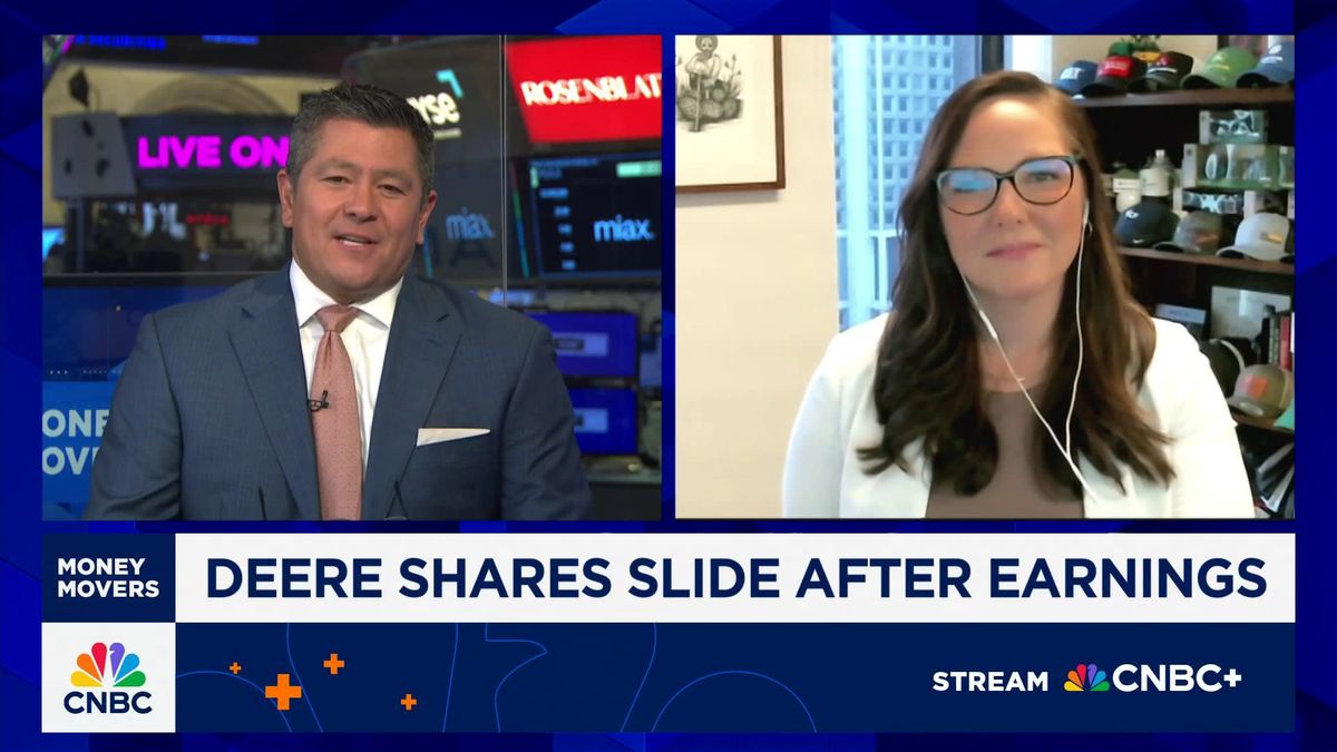 John Deere faces a crossroads amid decreasing demand, increasing investments 2 Oppenheimer's Kristen Owen gives her read on Deere post-earnings
