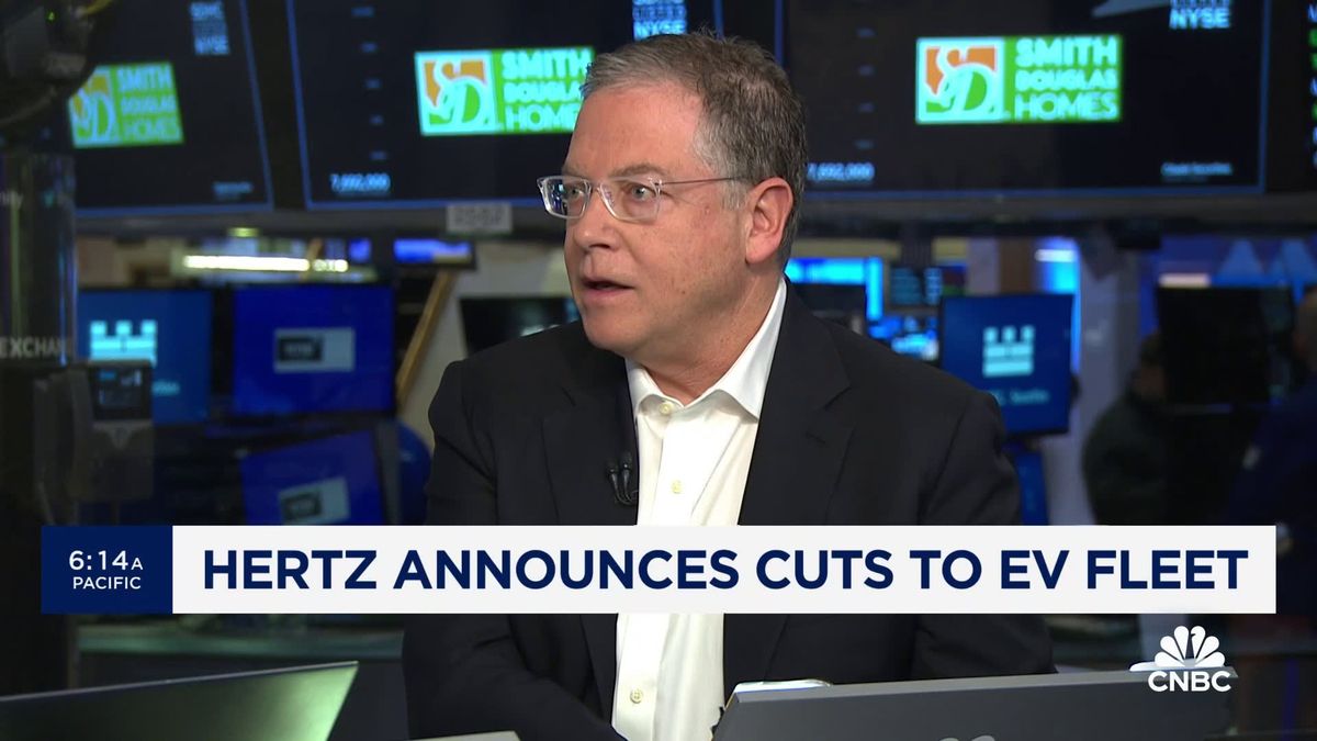 Tesla stock under pressure from Red Sea delays, rising labor costs, price cuts 1 Hertz CEO Stephen Scherr: Cuts to EV fleet about bringing supply 'in line with demand'