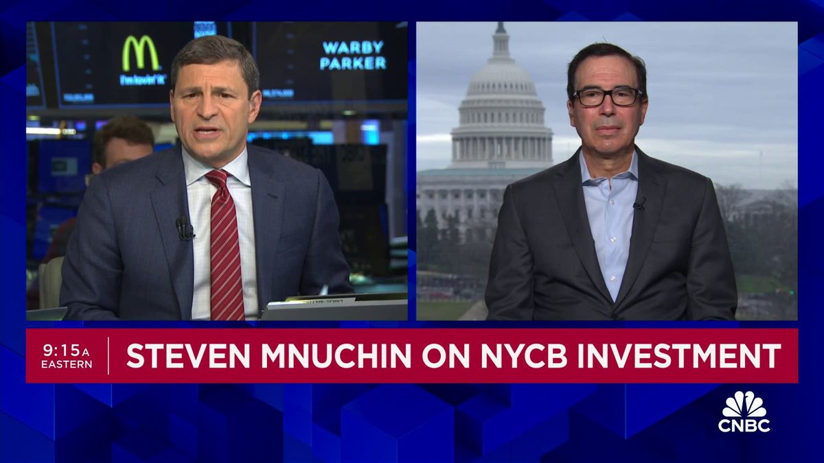 New York Community Bank’s online arm is paying the nation’s highest interest rate 1 Steven Mnuchin on NYCB investment: Great opportunity to turn this into an attractive regional bank