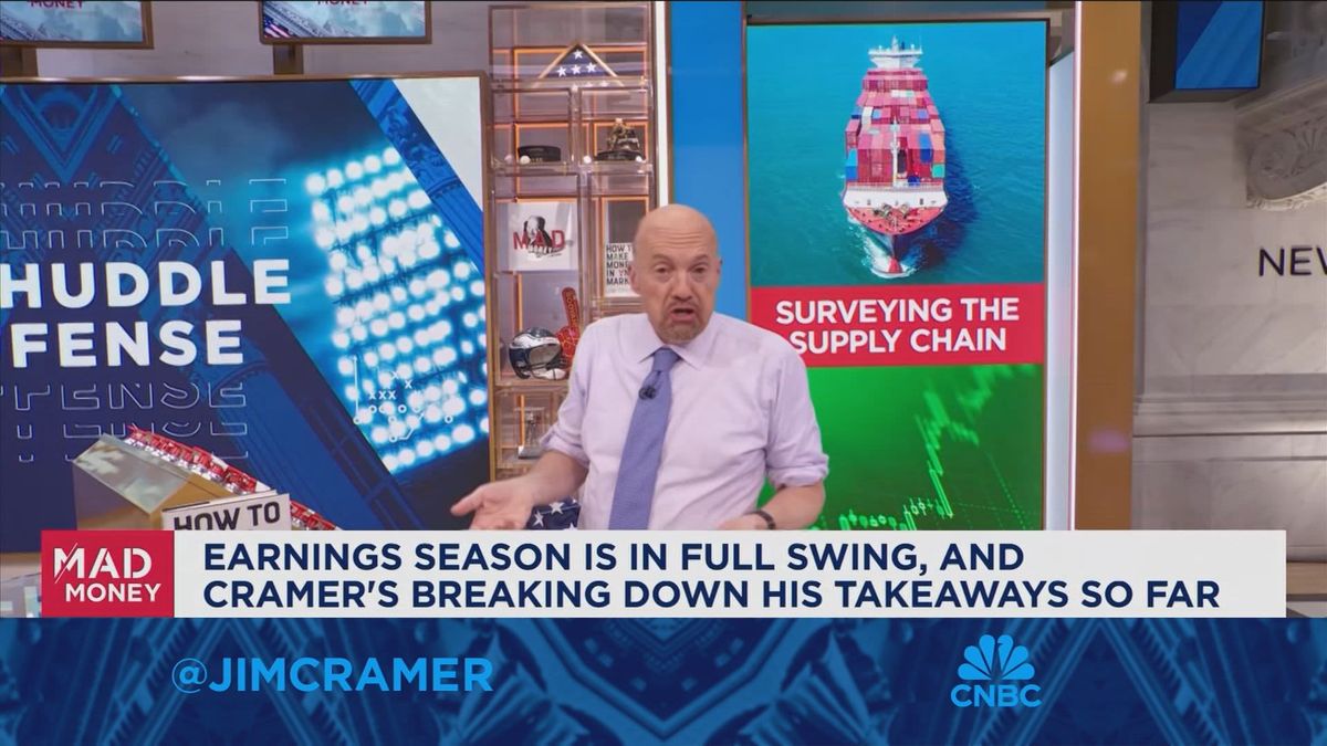 More demand than supply gives companies an edge, Jim Cramer says 1 'Supply constrained' are the two most important words this earnings season, says Cramer