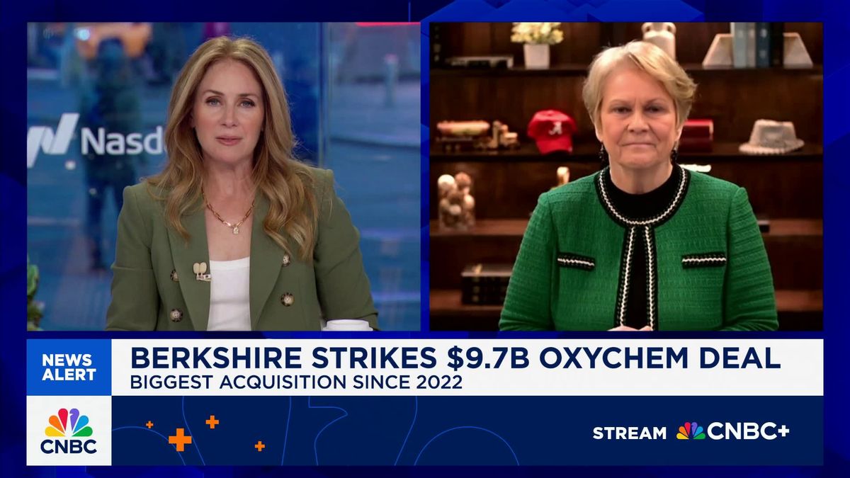 Occidental Petroleum CEO: $9.7B Berkshire-OxyChem deal brings forward value to our shareholders