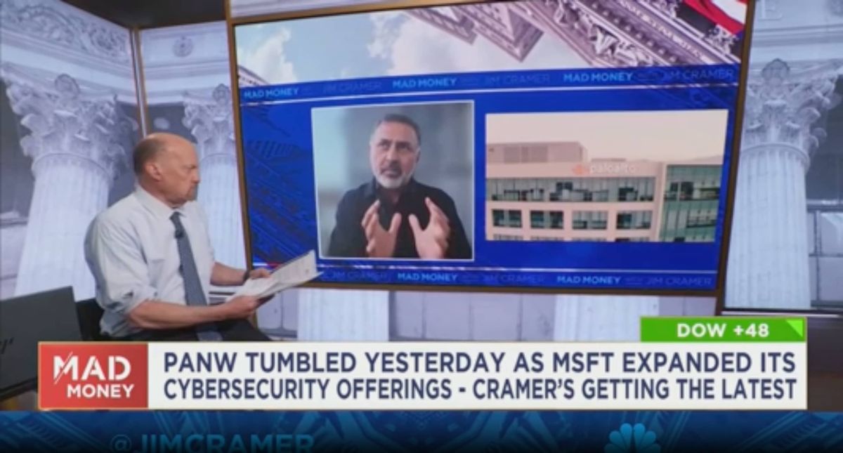 Palo Alto shares rise on earnings beat, surprising investors who worried about a Friday report 1 Palo Alto Network CEO Nikesh Arora goes one-on-one with Jim Cramer