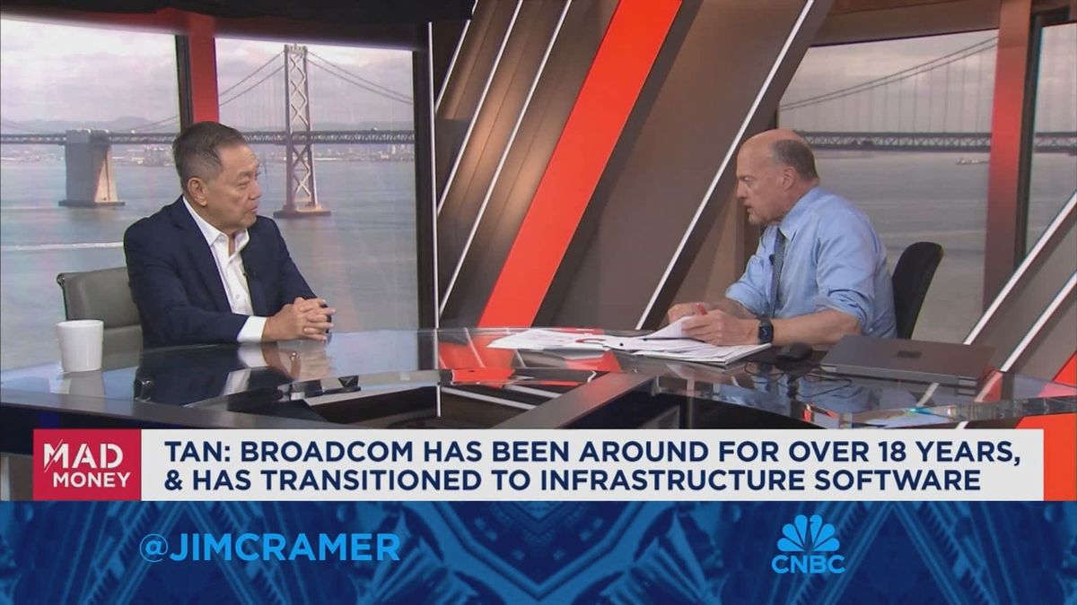Silicon Valley's turn of fortune: Intel has worst year ever, while Broadcom enjoys record gain 2 Broadcom is at a segment of the AI market where we're addressing several hyperscalers: CEO Hock Tan
