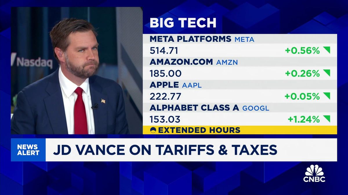 Tech M&A has been thwarted by regulators, but dealmakers skeptical that election will change much 1 Apple isn't an evil company, but they do sometimes benefit from Chinese slave labor: JD Vance