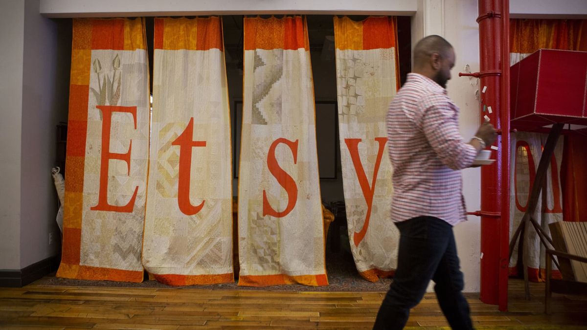 Etsy stock tumbles on revenue miss as company reports drop in number of goods sold Etsy stock tumbles on revenue miss as company reports drop in number of goods sold