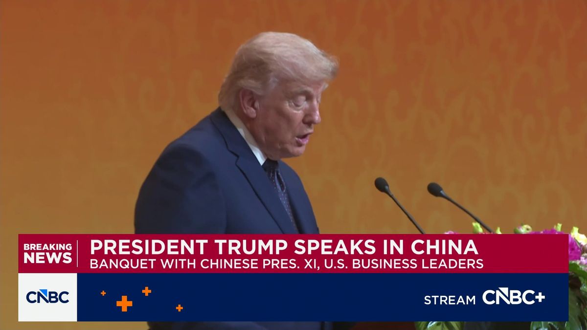 A state banquet, selfies with Musk and Huang's noodle run: The spectacle of Trump's Beijing visit 1 President Trump: Had extremely positive and productive meetings today