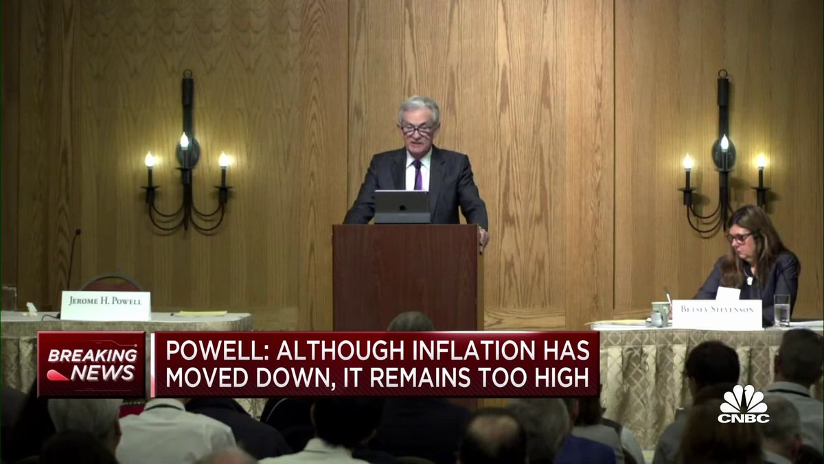 Fed Chair Powell calls inflation 'too high' and warns that 'we are prepared to raise rates further' 1 Watch Fed Chair Powell's full remarks on rate hikes and the economy from Jackson Hole