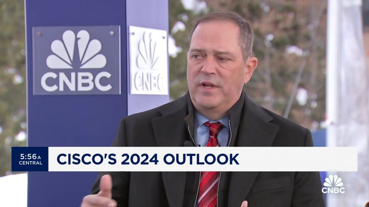 Cisco says it's cutting 5% of global workforce, amounting to over 4,000 jobs 1 Cisco CEO Chuck Robbins: Everybody believes we're much further along with AI than we really are