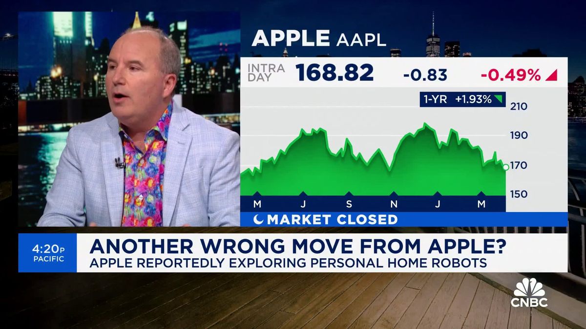 Apple lays off over 600 California employees after shuttering car project 1 Apple would be a 'horror show' if it 'actually spent money on robots', says Wedbush's Dan Ives