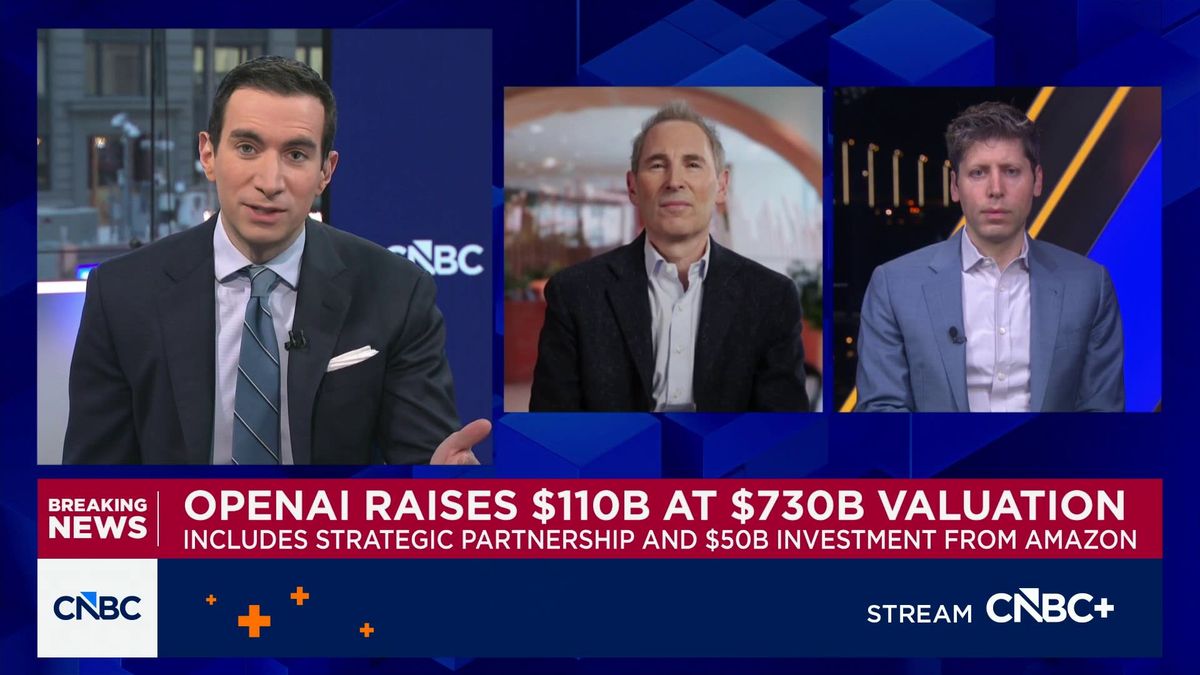 OpenAI's data center pivot underscores Wall Street spending concerns ahead of IPO 2 'A very strong, long-term partnership': OpenAI CEO and Amazon CEO on new strategic partnership