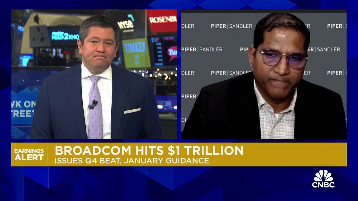 Broadcom's long and winding path to the trillion-dollar club, and how Trump played a role 3 Broadcom's visibility through 2027 is the most important news from call, says Piper Sandler's Kumar