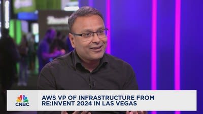 Amazon fourth-quarter cloud revenue falls just shy of Wall Street estimates 1 Watch CNBC's full interview with AWS VP of Infrastructure Prasad Kalyanaraman