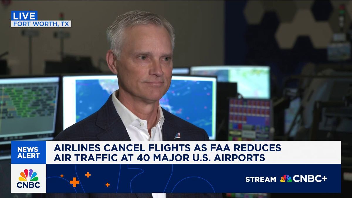 Airlines cancel more than 700 U.S. flights as FAA-ordered shutdown cuts begin 2 American Airlines CEO Robert Isom on flight cancellations: We don't need to be in this position