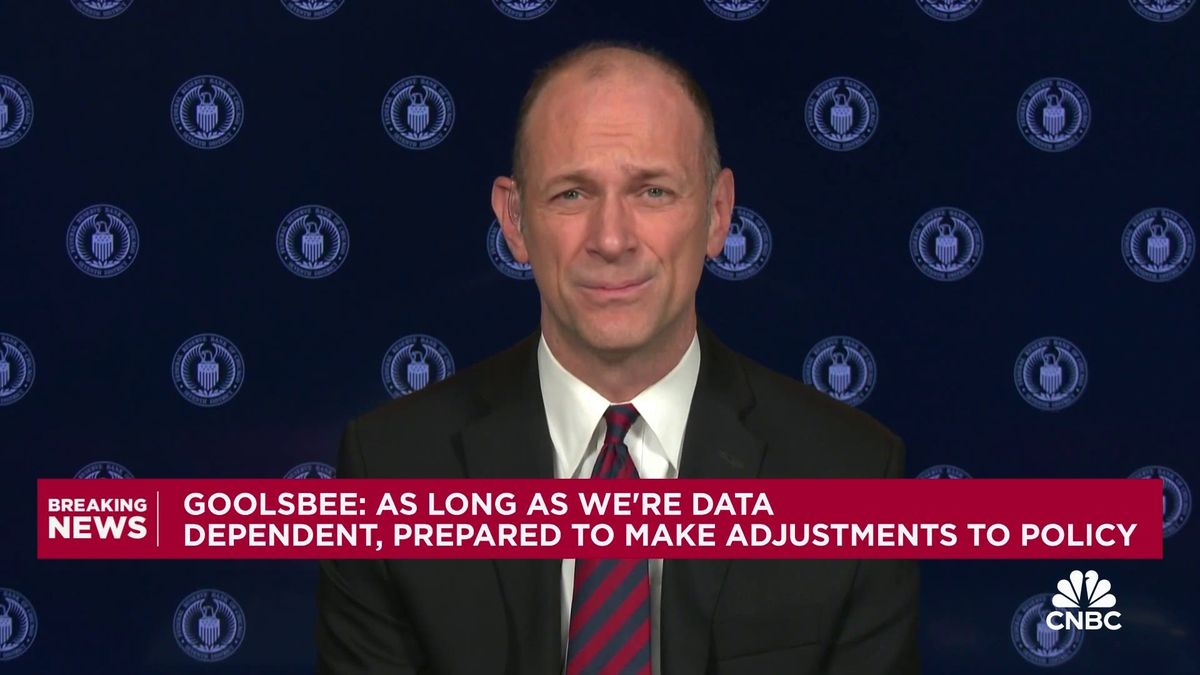 Fed's Goolsbee says he was 'confused' by last week's market reaction 1 Chicago Fed President Austan Goolsbee: We've seen significant improvement on the inflation front