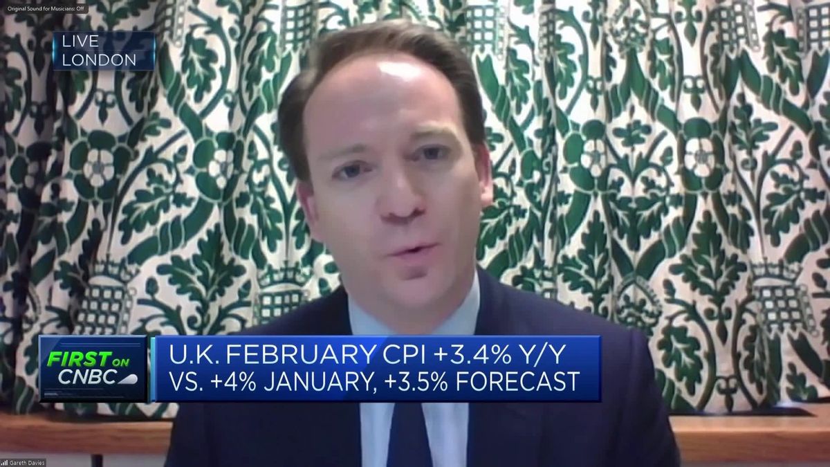 Bank of England set to hold rates, but falling inflation brings cuts into view 1 U.K. Treasury's Davies: Plan is working, turned a corner on inflation