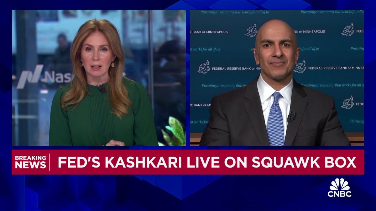 Fed Governor Kugler backs caution on rates; Kashkari expects only two or three cuts 1 Minneapolis Fed Pres. Neel Kashkari: 2 to 3 rate cuts seem appropriate right now based on the data