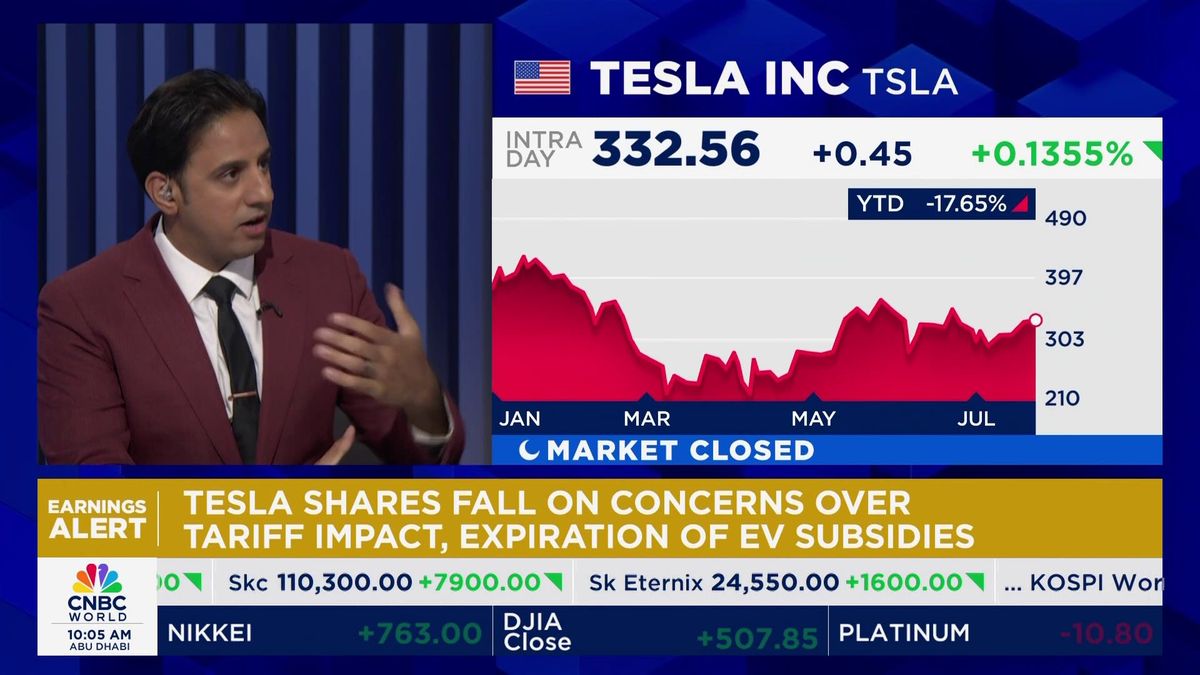 Tesla shares drop 6% in premarket trading after auto sales plunge again 1 Tesla second-quarter earnings: The key takeaways