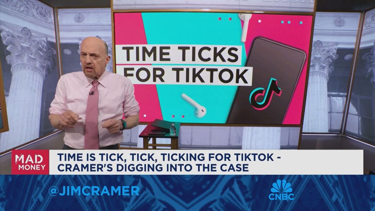 Supreme Court set to hear oral arguments on challenge to TikTok ban 1 It appears TikTok could really get shut down, says Jim Cramer