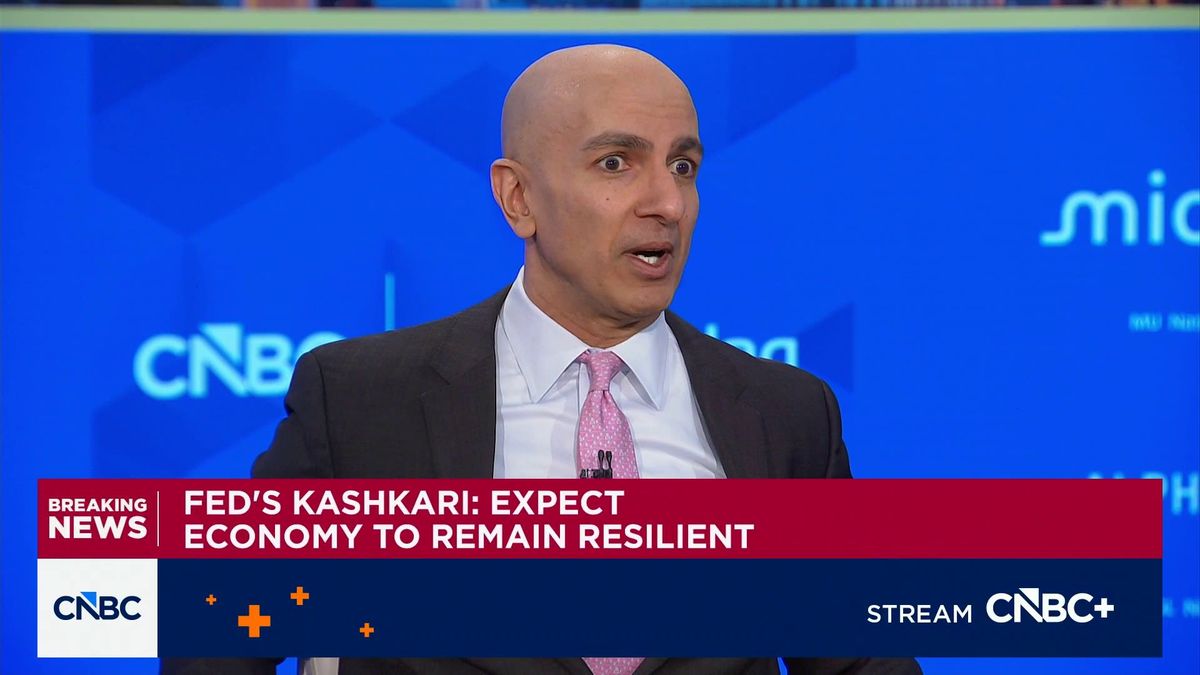 Minneapolis Fed's Kashkari indicates interest rates don't need to be cut much more 2 Watch CNBC's full interview with Minneapolis Fed President Neel Kashkari