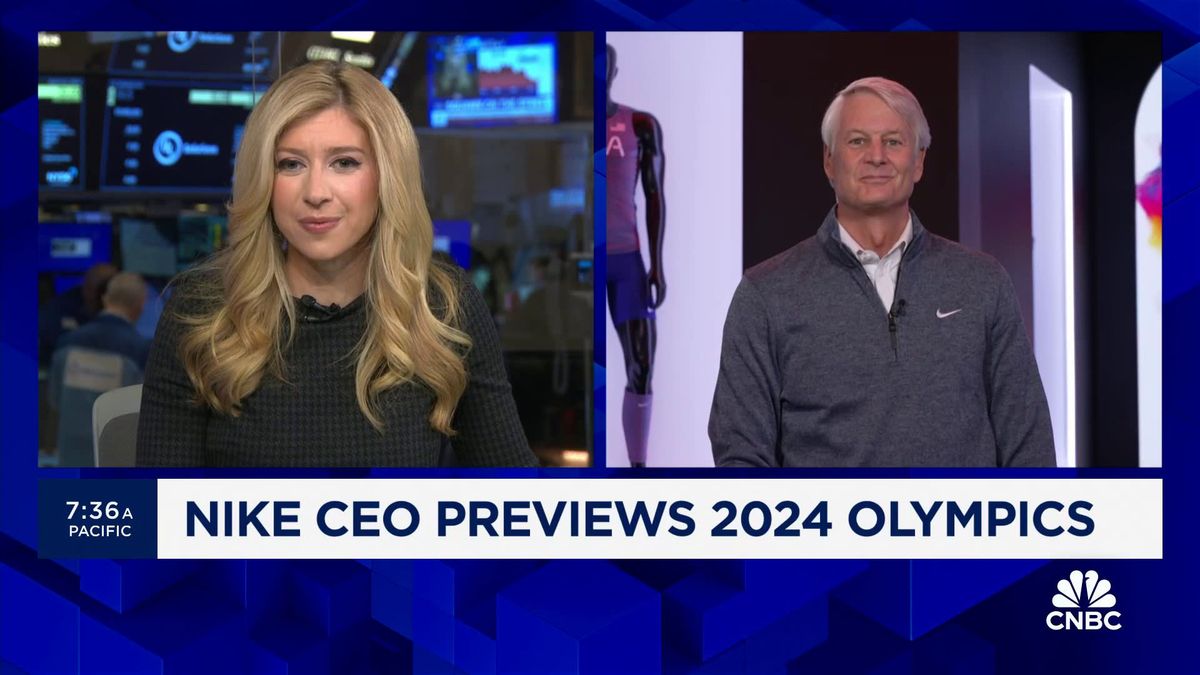 Nike CEO says focus on its own website and stores went too far as it embraces wholesale retailers again 1 Nike CEO John Donahoe on 2024 Olympics and launching 'fastest shoe in the world'