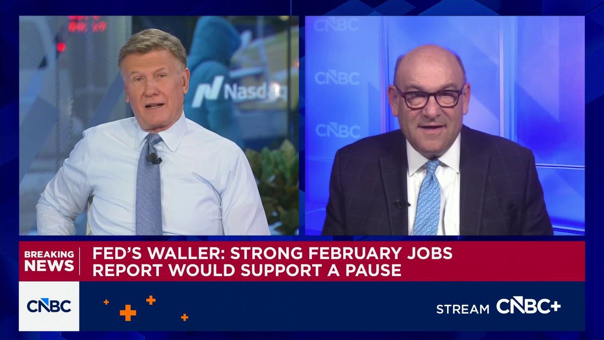 Fed's Goolsbee calls for a hold on cuts as current rate of inflation is 'not good enough' 1 Fed Gov. Waller: Supreme Court ruling on tariffs may have positive impact on spending, investment