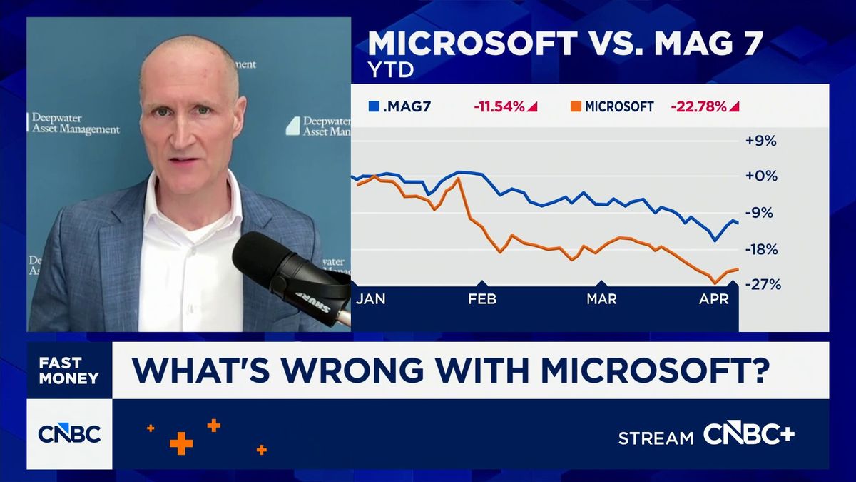 Microsoft executive touts Copilot sales traction as AI anxiety weighs on stock 1 'Seat decline' in workforce a looming risk for Microsoft, says Deepwater's Gene Munster