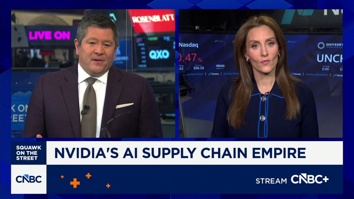 Nvidia embraces role of AI investor, pushing past $40 billion in equity bets this year 3 Nvidia's AI supply chain empire: Here's what you need to know