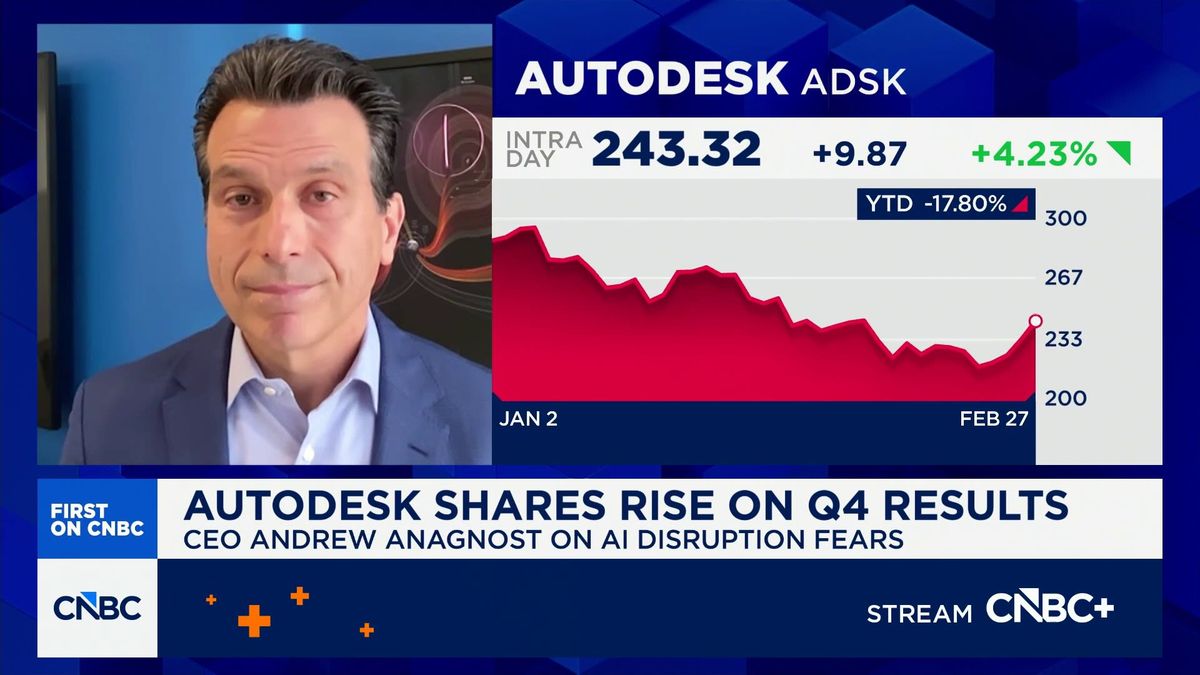 Jack Dorsey made the loudest case yet that AI is already replacing jobs 2 Autodesk CEO Andrew Anagnost on Q4 earnings beat: 'It was a great quarter'