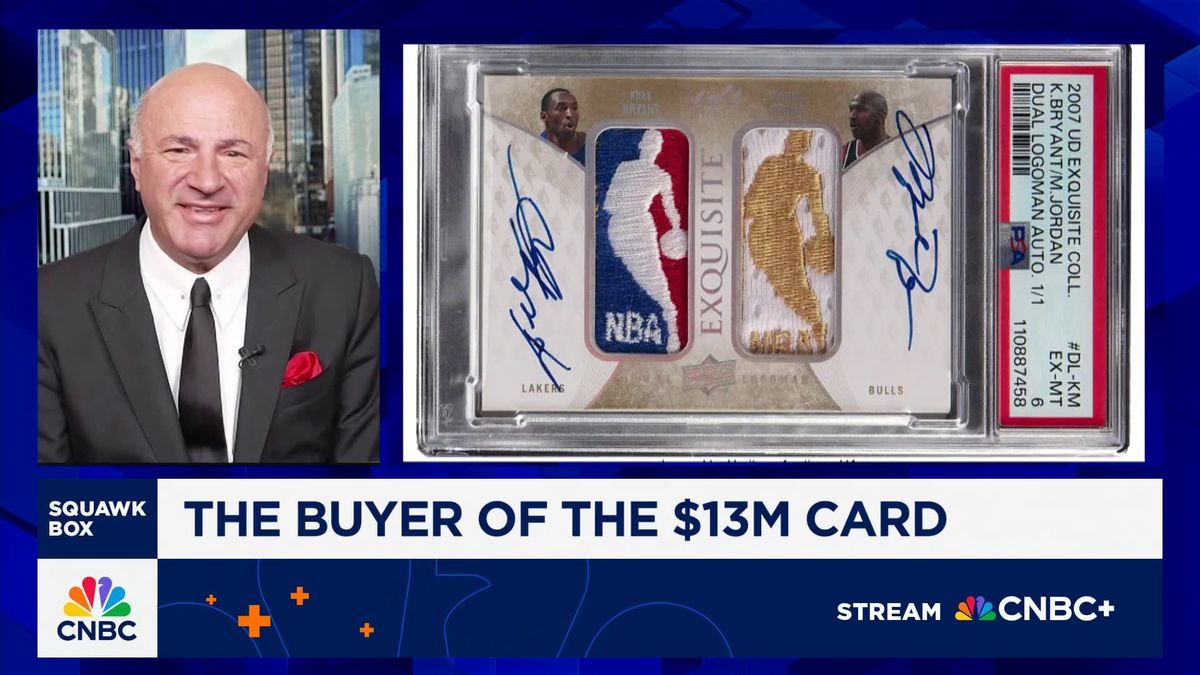 Kevin O'Leary says he bought Bryant-Jordan card for record-breaking $13 million at auction 1 Buyer of record-breaking $13 million sports card revealed