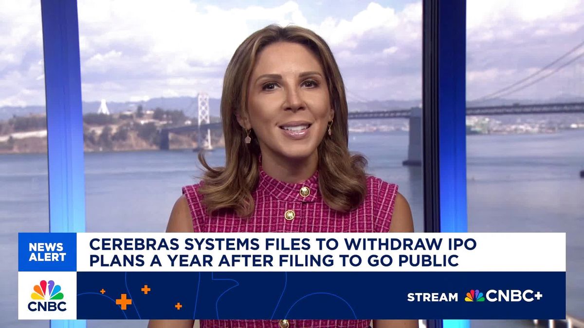 AI chipmaker Cerebras withdraws IPO 1 AI chipmaker Cerebras pulls IPO after raising $1 billion