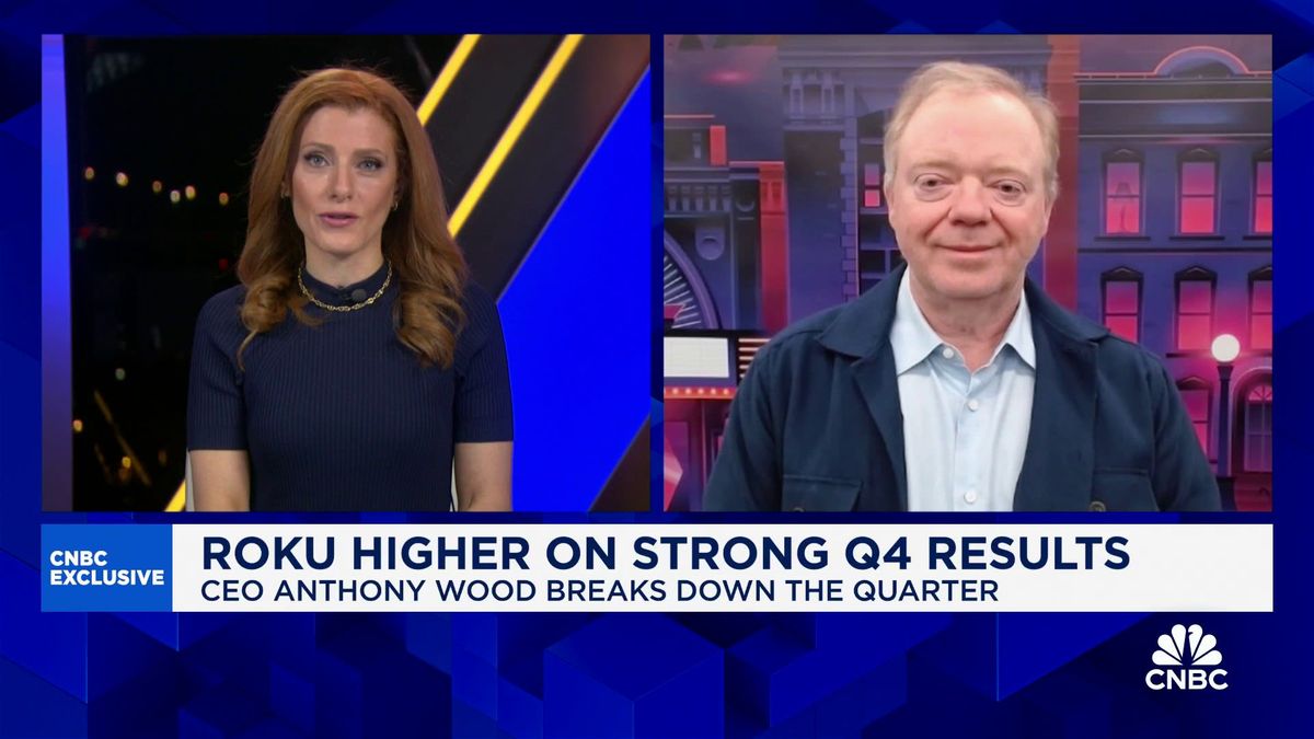 Roku shares surge as company halves quarterly losses, adds 4 million streaming households 1 Roku CEO Anthony Wood on Q4 results: Strong platform growth driven by our strategy