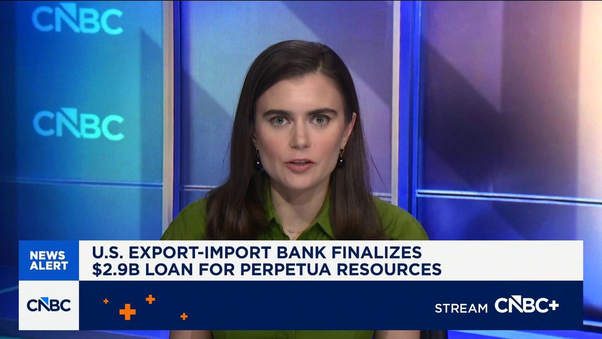 Miner Perpetua Resources secures $2.9 billion U.S. loan for Idaho gold, antimony project 1 U.S. Export-Import Bank finalizes $2.9 billion loan for Perpetua Resources