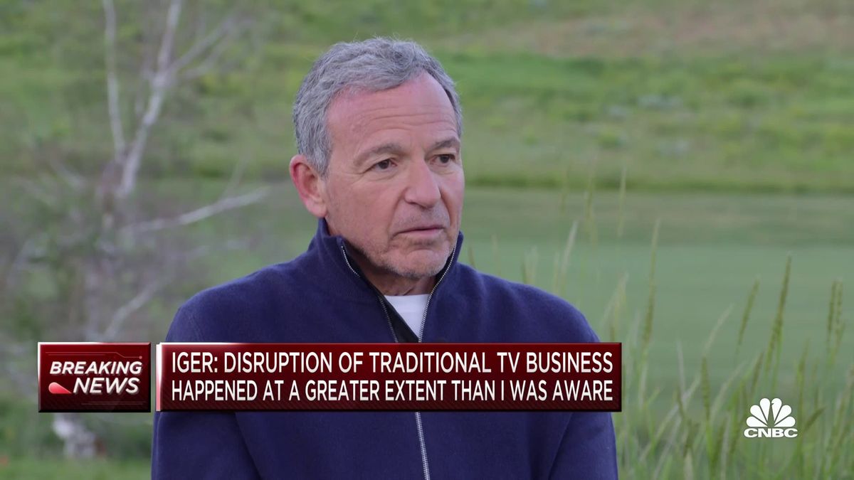 The media industry is in turmoil, and that's not changing anytime soon 1 Disney CEO Bob Iger on linear TV: Disruptive forces are greater than I thought