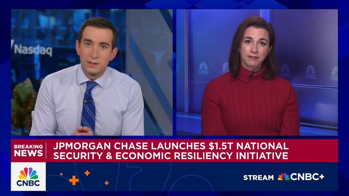 JPMorgan Chase says it will invest $10 billion into industries critical for national security