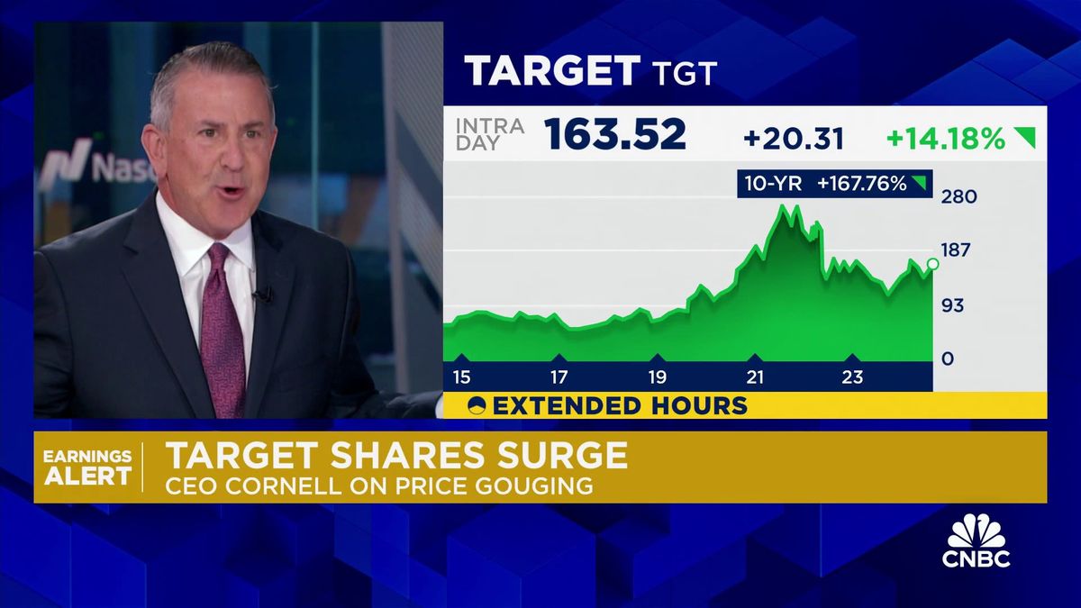 Kamala Harris wants to take on price gouging. It's hard to find agreement on what it even is 1 Target CEO Brian Cornell on price gouging: We're in a penny business