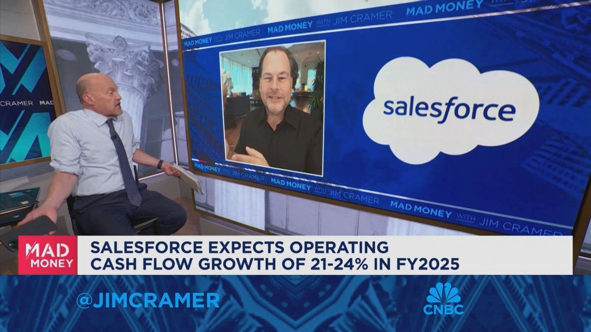 Salesforce shareholders reject compensation plan for CEO Marc Benioff, other top execs 1 Salesforce CEO: Buying environment 'measured' for enterprise software companies post-pandemic
