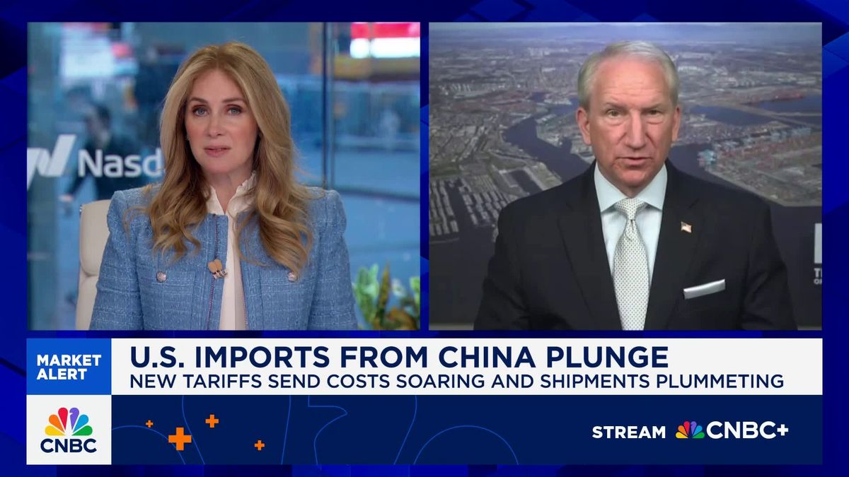 U.S. tariff uncertainty puts China-made Christmas presents in question 1 Port of LA's Gene Seroka on tariff impact: Retailers have about 5-7 weeks of full inventories left