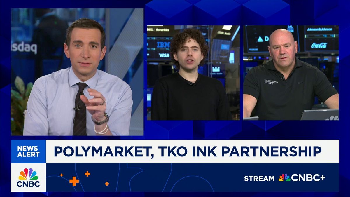 TKO, Polymarket strike multiyear deal to integrate prediction markets into UFC events 1 UFC CEO Dana White & Polymarket CEO Shayne Coplan on new partnership: This deal made a lot of sense