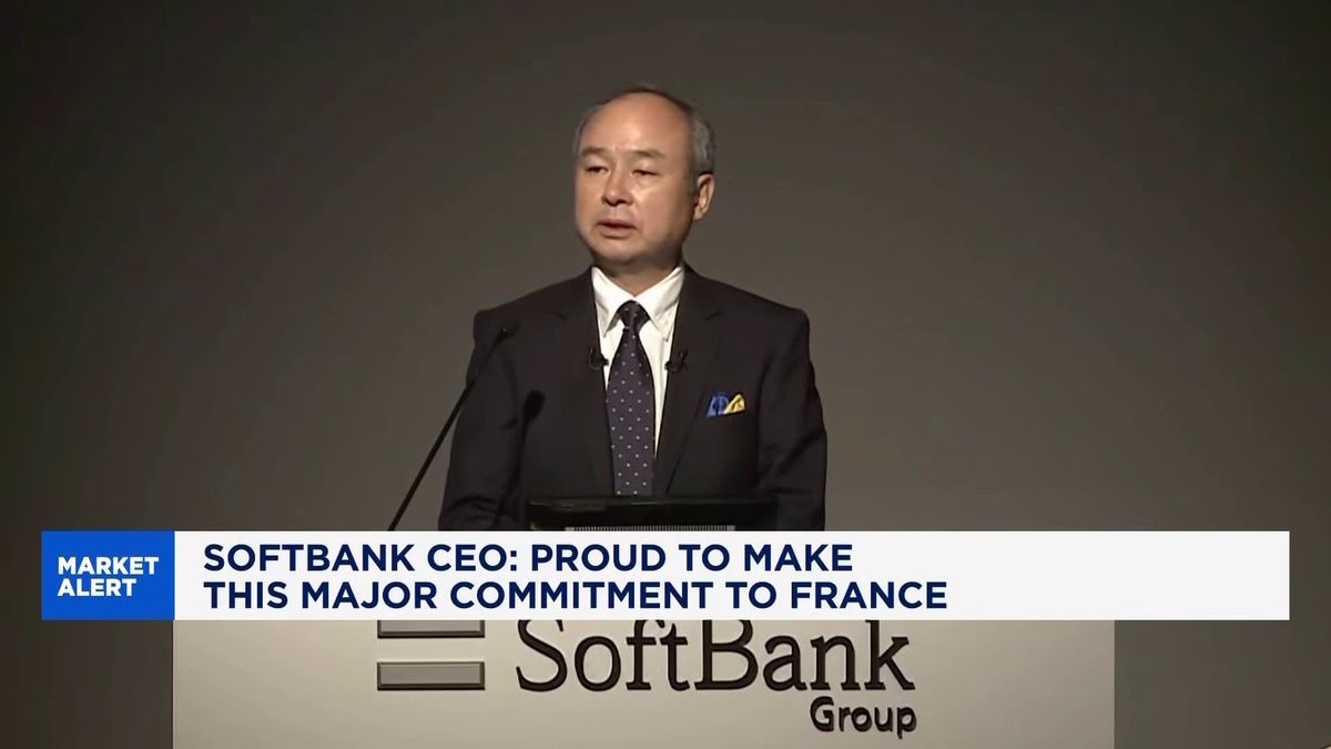 Big Tech's AI ambitions pose a major power test for Europe 1 Softbank's big bet on France as CEO Masayoshi Son announces €75 billion commitment
