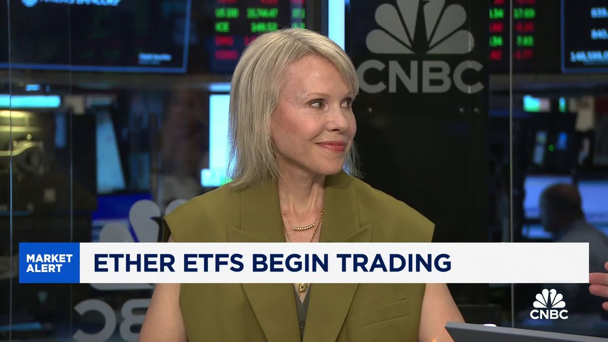 BlackRock's ETF chief says 75% of its bitcoin buyers are crypto fans new to Wall Street 2 Ether ETFs officially begin trading in the U.S.