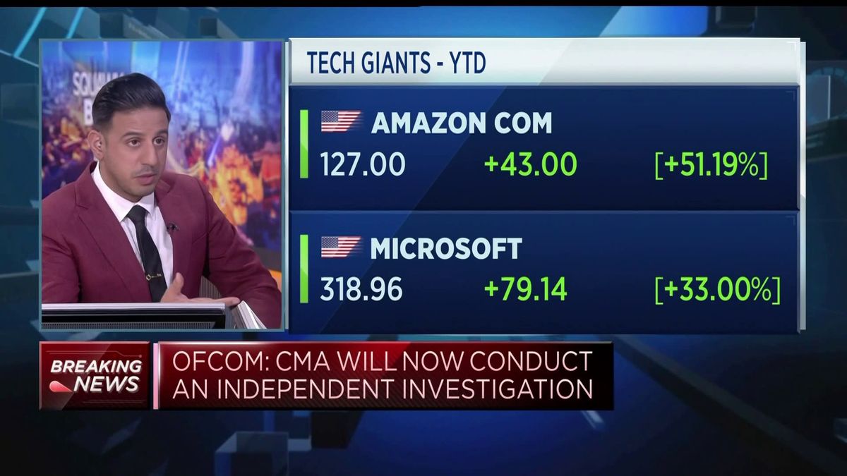 Amazon and Microsoft's cloud dominance referred for UK competition probe 2 UK regulator refers Amazon and Microsoft for a competition probe into cloud computing