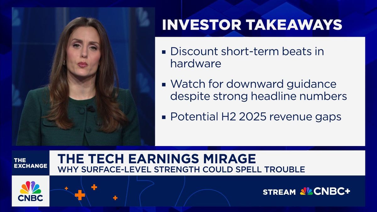 The biggest questions facing Big Tech ahead of earnings 1 The tech earnings mirage: Why surface level strength could spell trouble