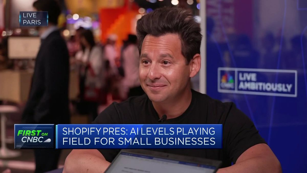 France is aiming to become a global AI superpower — but not without help from U.S. Big Tech 2 'The future of retail is retail everywhere,' Shopify president says