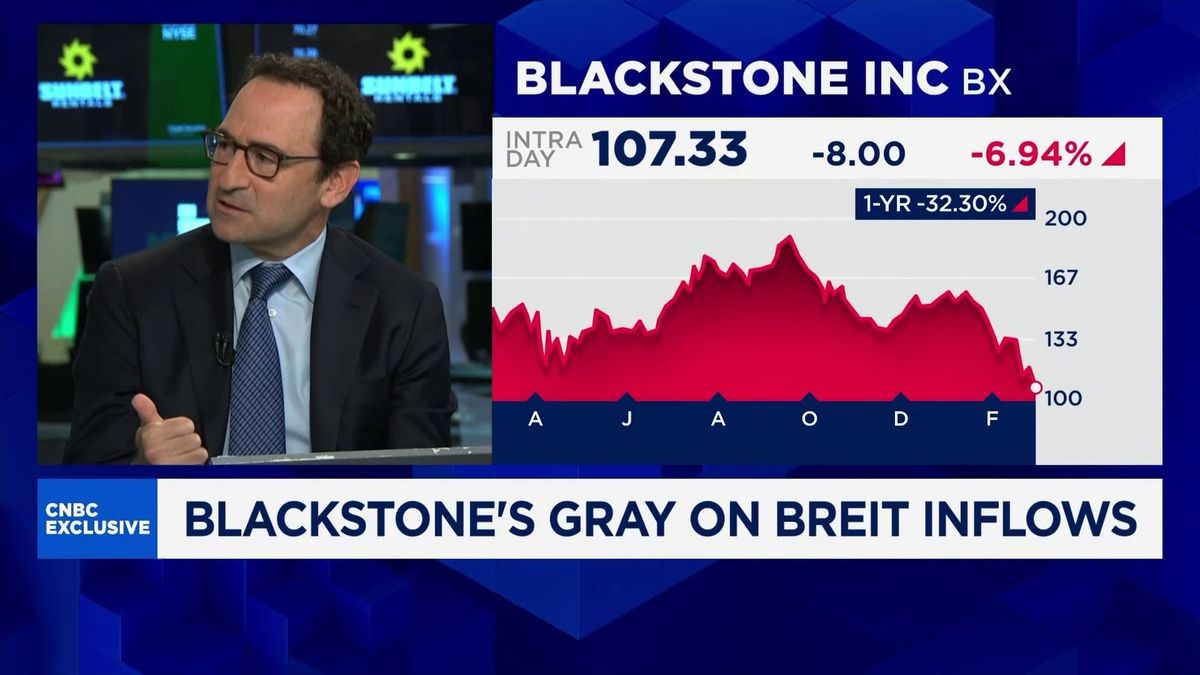 Blackstone’s Gray: Market ‘noise’ fueled record redemptions from world’s largest private credit fund 1 Blackstone President Jon Gray on private credit fund redemptions
