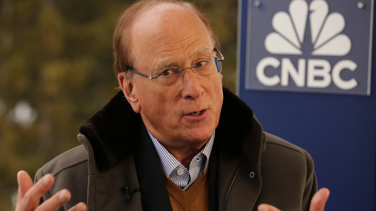 BlackRock’s Fink sees potential risks and says the bond market will tell us where we are going