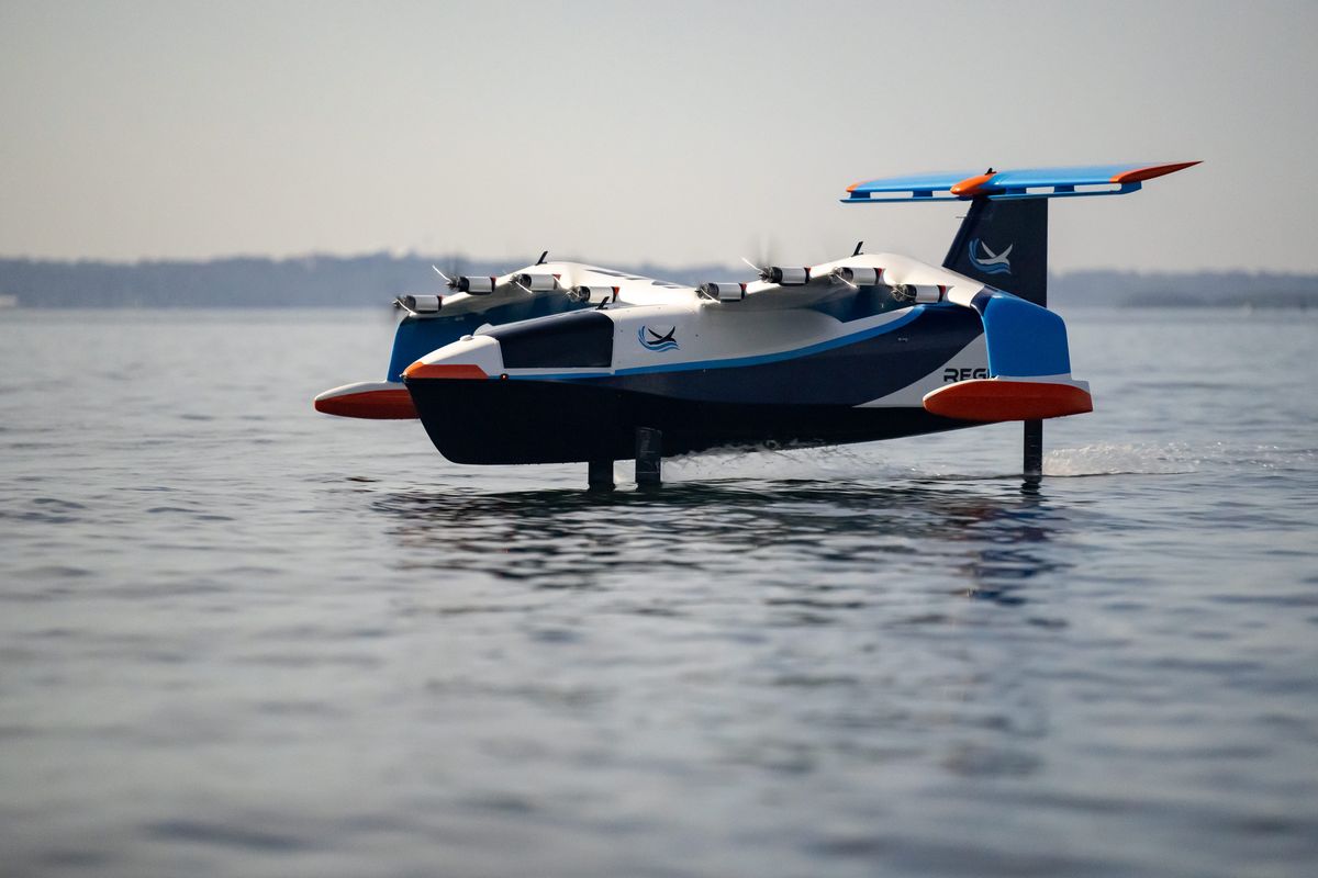 Regent aims to fly its electric seagliders over the waterways of Japan 1 Regent wants to disrupt coastal and island travel with its electric sea glider