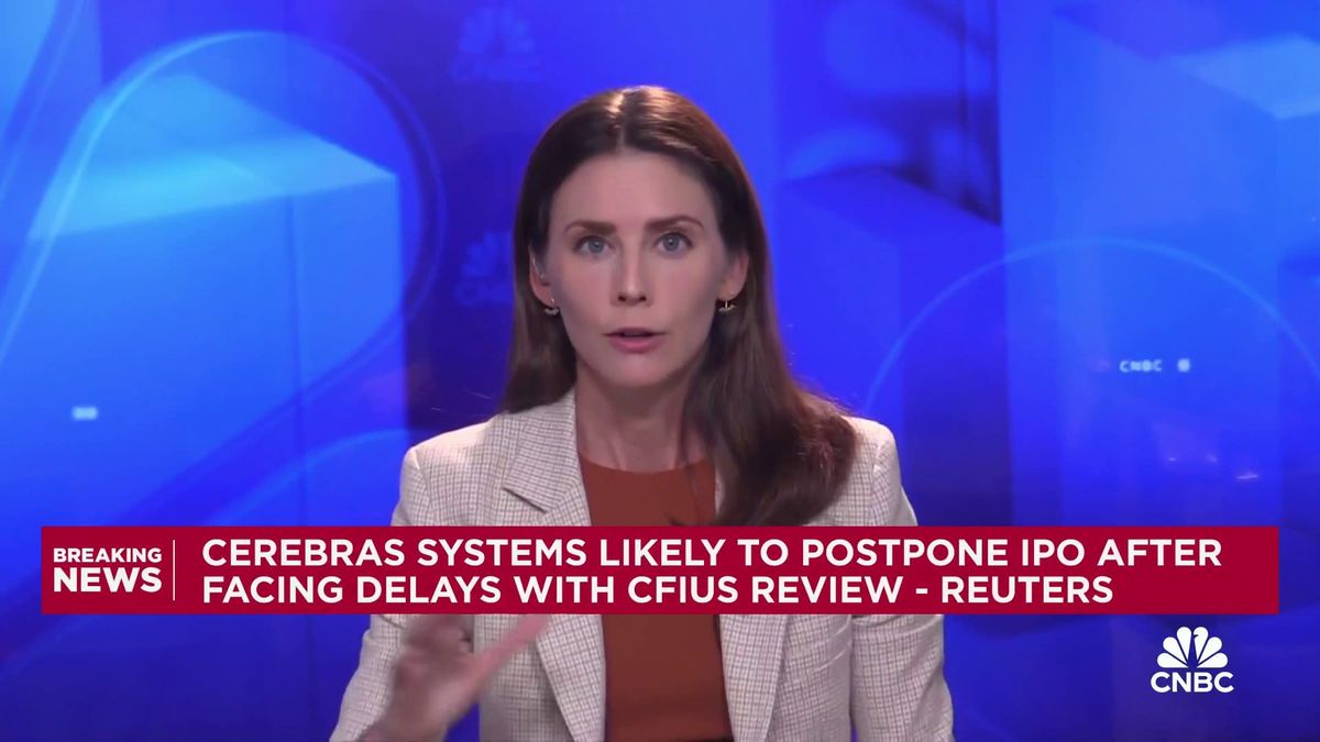 AI chipmaker Cerebras announces CFIUS clearance, a key step toward IPO 1 Cerebras Systems likely to postpone IPO after facing delays with CFIUS Review, reports say