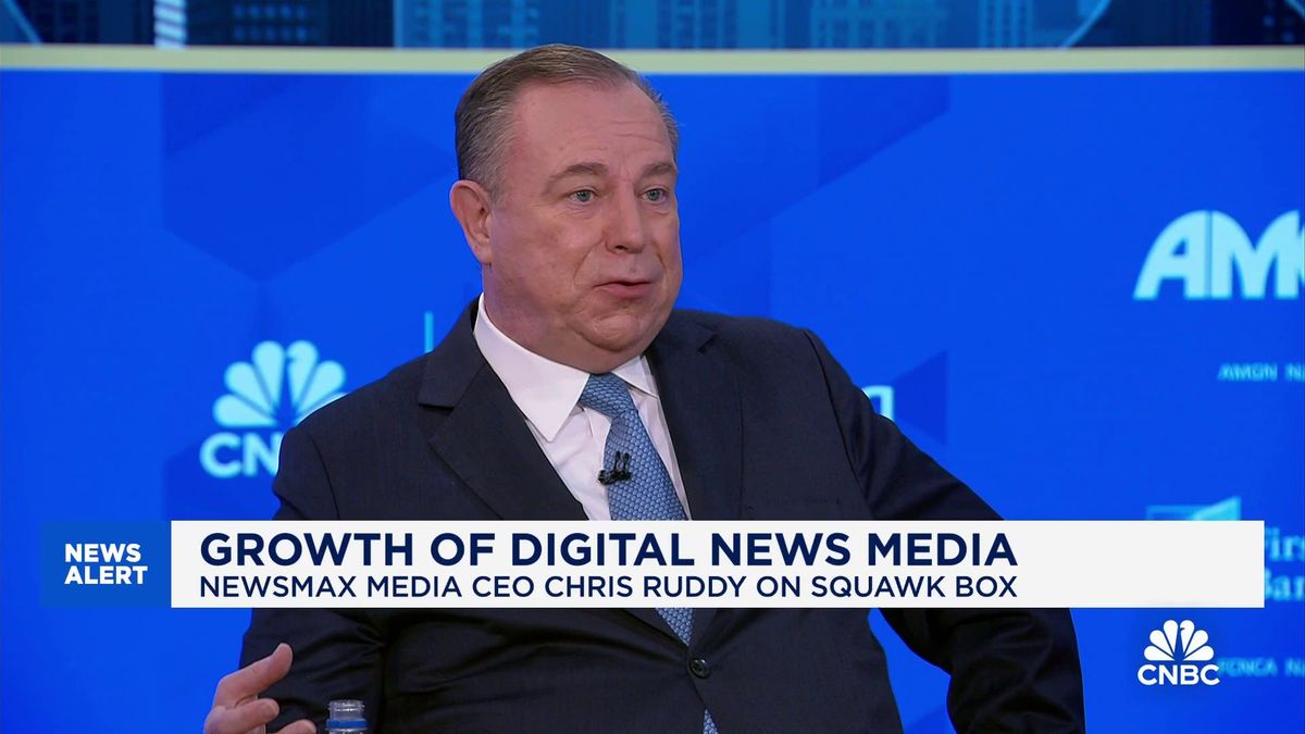 Conservative cable channel Newsmax spikes more than 700% in first trading day on NYSE 1 Newsmax Media CEO Chris Ruddy on NYSE debut: We're conservative with an independent news mission