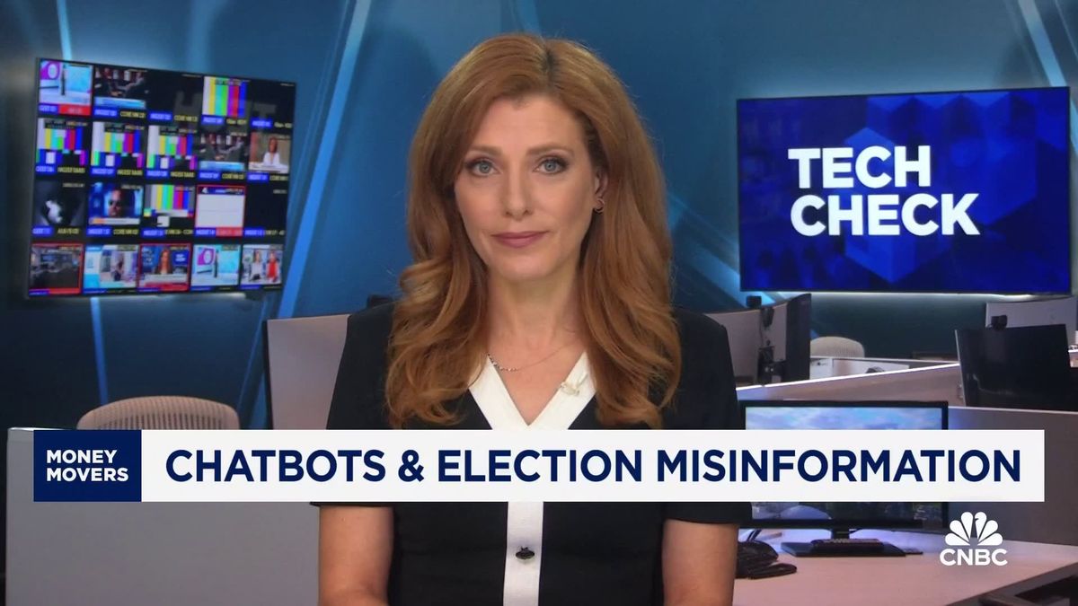 Misinformation running rampant on Facebook has officials concerned about election disruptions 1 New report shows AI-powered chatbots could spread election misinformation